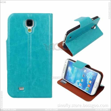 Soft PU Leather Case Sand Cover for Samsung Galaxy S4/I9500 (P-SAMI9500CASE055)